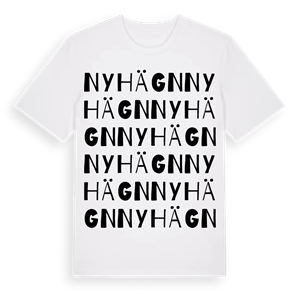 Nyhägn ordlek t-shirt – ekologisk bomull t-shirt från Pinshirt