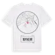 White t-shirt med Nyhem t-shirt
