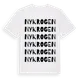 White t-shirt med Nykrogen ordlek t-shirt