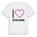 Jag älskar Nykvarn t-shirt stort tryck