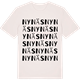 Vintage White t-shirt med Nynäs ordlek t-shirt