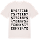 Vintage White t-shirt med Nysäter ordlek t-shirt