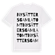 Nysätters gamla tomt ordlek t-shirt
