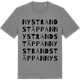 Mid Heather Gray t-shirt med Nystrandstäppan ordlek t-shirt