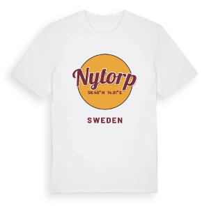 Nytorp cirkel t-shirt – ekologisk bomull t-shirt från Pinshirt
