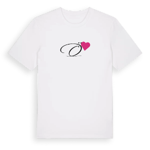 Ö hjärta t-shirt – ekologisk bomull t-shirt från Pinshirt
