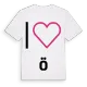 Jag älskar Ö t-shirt stort tryck