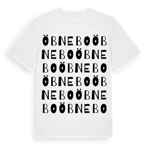 Öbnebo ordlek t-shirt – ekologisk bomull t-shirt från Pinshirt