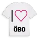 Jag älskar Öbo t-shirt stort tryck