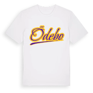 Ödebo baseball t-shirt – ekologisk bomull t-shirt från Pinshirt