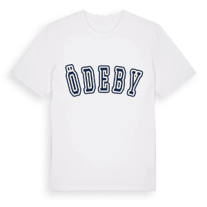 Ödeby college t-shirt – ekologisk bomull t-shirt från Pinshirt