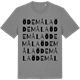 Mid Heather Gray t-shirt med Ödemåla ordlek t-shirt