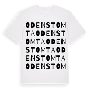 Odenstomta ordlek t-shirt – ekologisk bomull t-shirt från Pinshirt