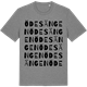 Mid Heather Gray t-shirt med Ödesängen ordlek t-shirt