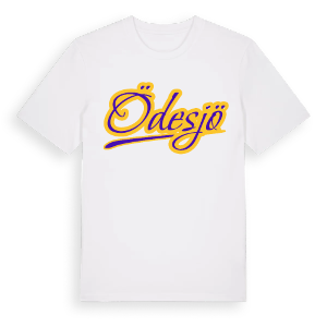 Ödesjö baseball t-shirt – ekologisk bomull t-shirt från Pinshirt