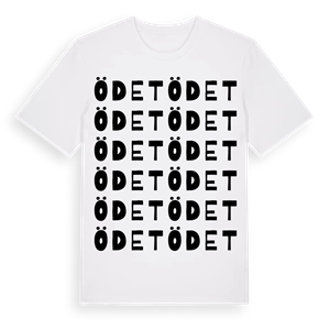 Ödet ordlek t-shirt – ekologisk bomull t-shirt från Pinshirt