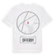 White t-shirt med Offerby t-shirt