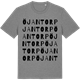 Mid Heather Gray t-shirt med Öjantorp ordlek t-shirt
