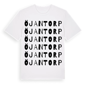 Öjantorp ordlek t-shirt – ekologisk bomull t-shirt från Pinshirt