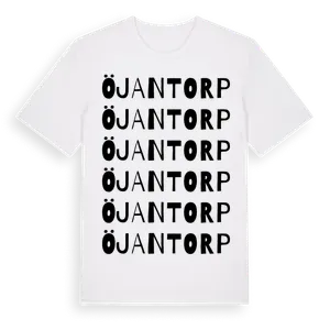 Öjantorp ordlek t-shirt – ekologisk bomull t-shirt från Pinshirt