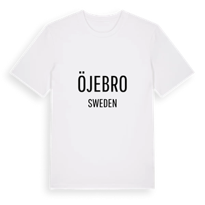 Öjebro i Sverige t-shirt – ekologisk bomull t-shirt från Pinshirt