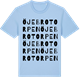 Blue Soul t-shirt med Öjebrotorpen ordlek t-shirt
