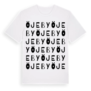 Öjeby ordlek t-shirt – ekologisk bomull t-shirt från Pinshirt