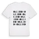 Oklunda ordlek t-shirt
