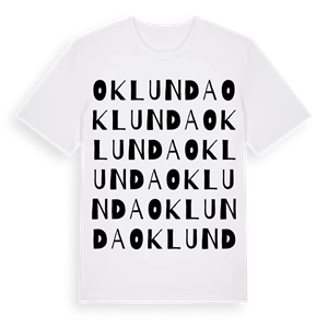 Oklunda ordlek t-shirt – ekologisk bomull t-shirt från Pinshirt