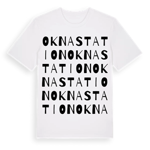 Okna station ordlek t-shirt – ekologisk bomull t-shirt från Pinshirt