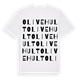 Olivehult ordlek t-shirt