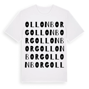 Ollonborg ordlek t-shirt – ekologisk bomull t-shirt från Pinshirt