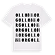 Ollonborg ordlek t-shirt