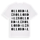 White t-shirt med Ollondalen ordlek t-shirt