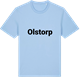 Blue Soul t-shirt med Olstorp fetstil t-shirt