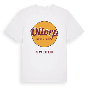 Oltorp cirkel t-shirt – ekologisk bomull t-shirt från Pinshirt