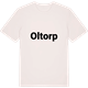 Vintage White t-shirt med Oltorp fetstil t-shirt