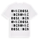 Ombergsliden ordlek t-shirt