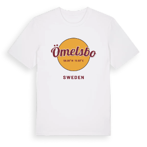 Ömelsbo cirkel t-shirt – ekologisk bomull t-shirt från PinShirt