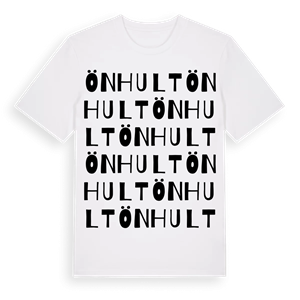 Önhult ordlek t-shirt – ekologisk bomull t-shirt från Pinshirt
