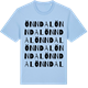 Blue Soul t-shirt med Önndal ordlek t-shirt