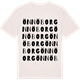 Vintage White t-shirt med Önnöborg ordlek t-shirt