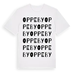 Oppeby ordlek t-shirt – ekologisk bomull t-shirt från Pinshirt