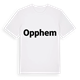 Opphem fetstil t-shirt