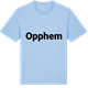 Blue Soul t-shirt med Opphem fetstil t-shirt