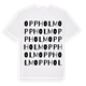 Oppholm ordlek t-shirt