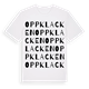 Oppklacken ordlek t-shirt