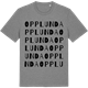 Mid Heather Gray t-shirt med Opplunda ordlek t-shirt