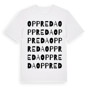Oppreda ordlek t-shirt – ekologisk bomull t-shirt från Pinshirt
