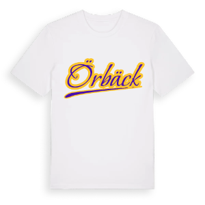 Örbäck baseball t-shirt – ekologisk bomull t-shirt från Pinshirt
